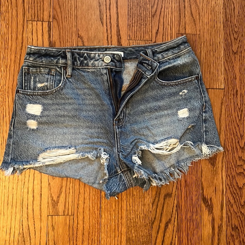 PacSun high rise festival Jean shorts
